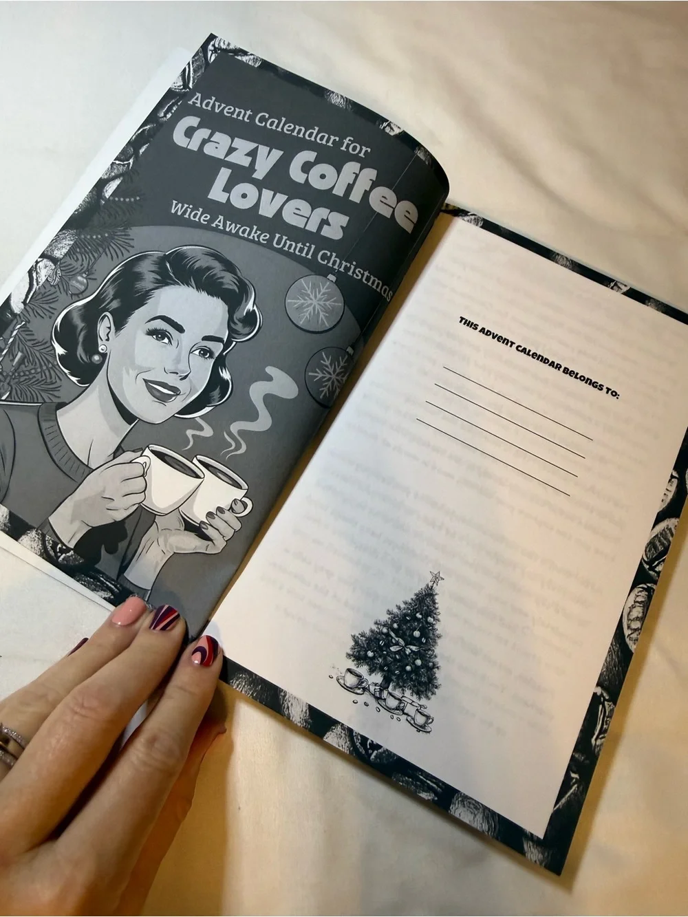 Crazy Coffee Lovers Advent Calendar - Teal & Red